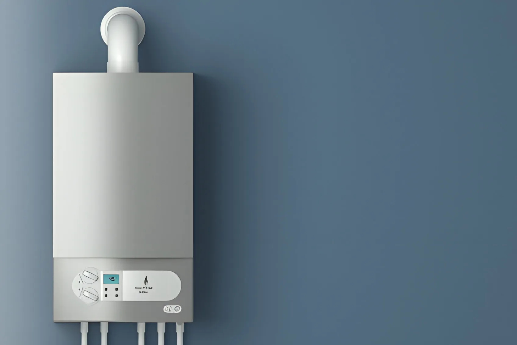 A modern gas boiler