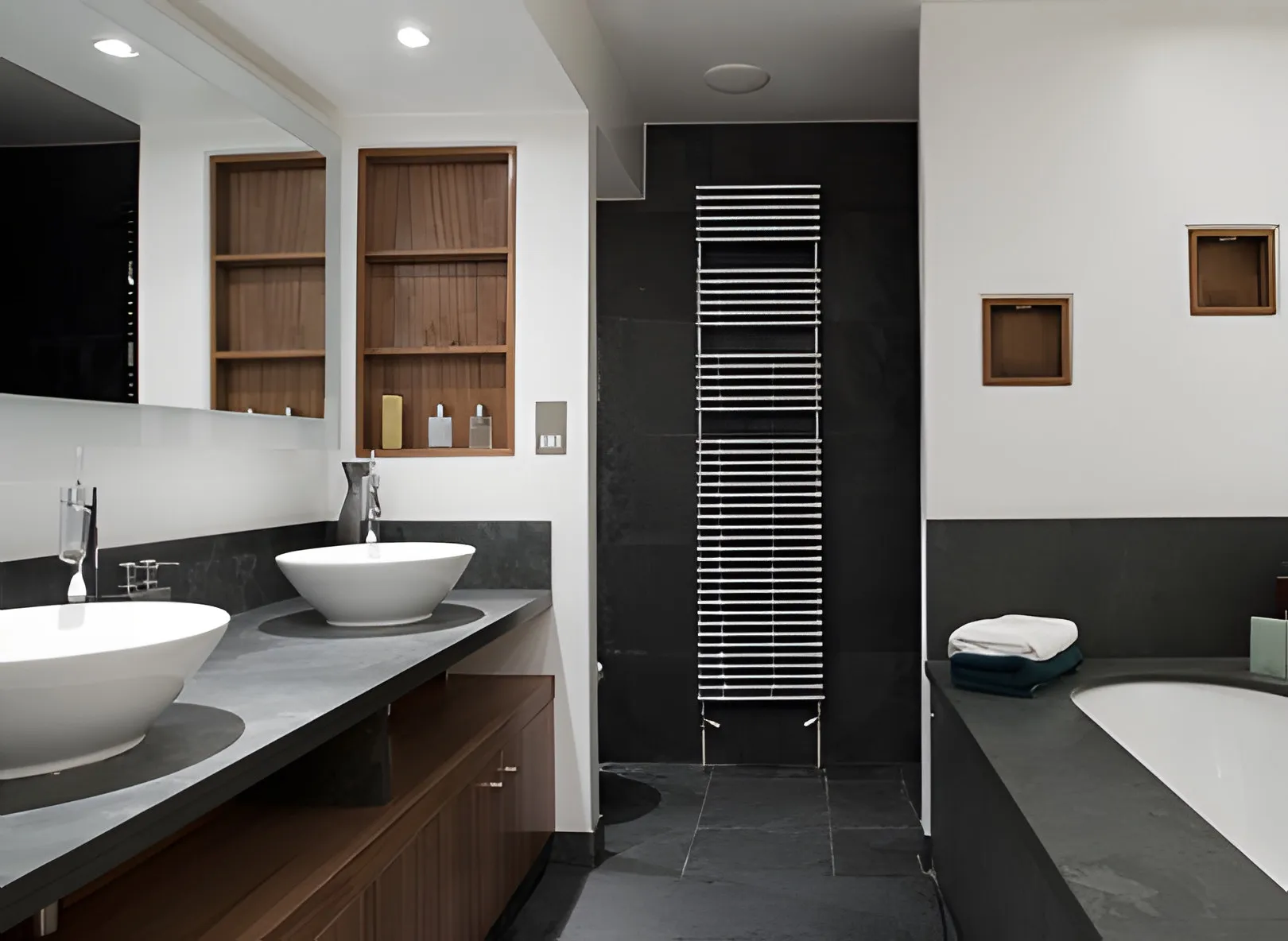 Luxury Bathroom with His and Hers Sinks