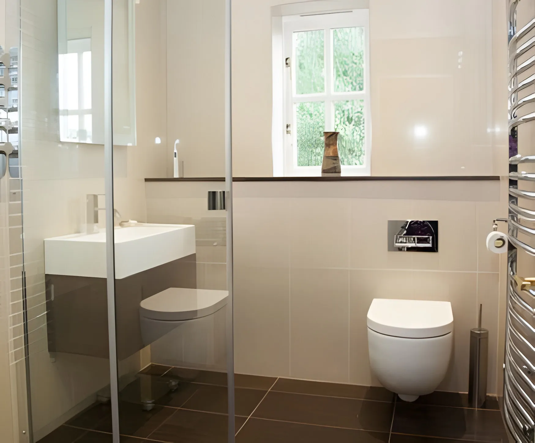 A shower room fitted by Aspire