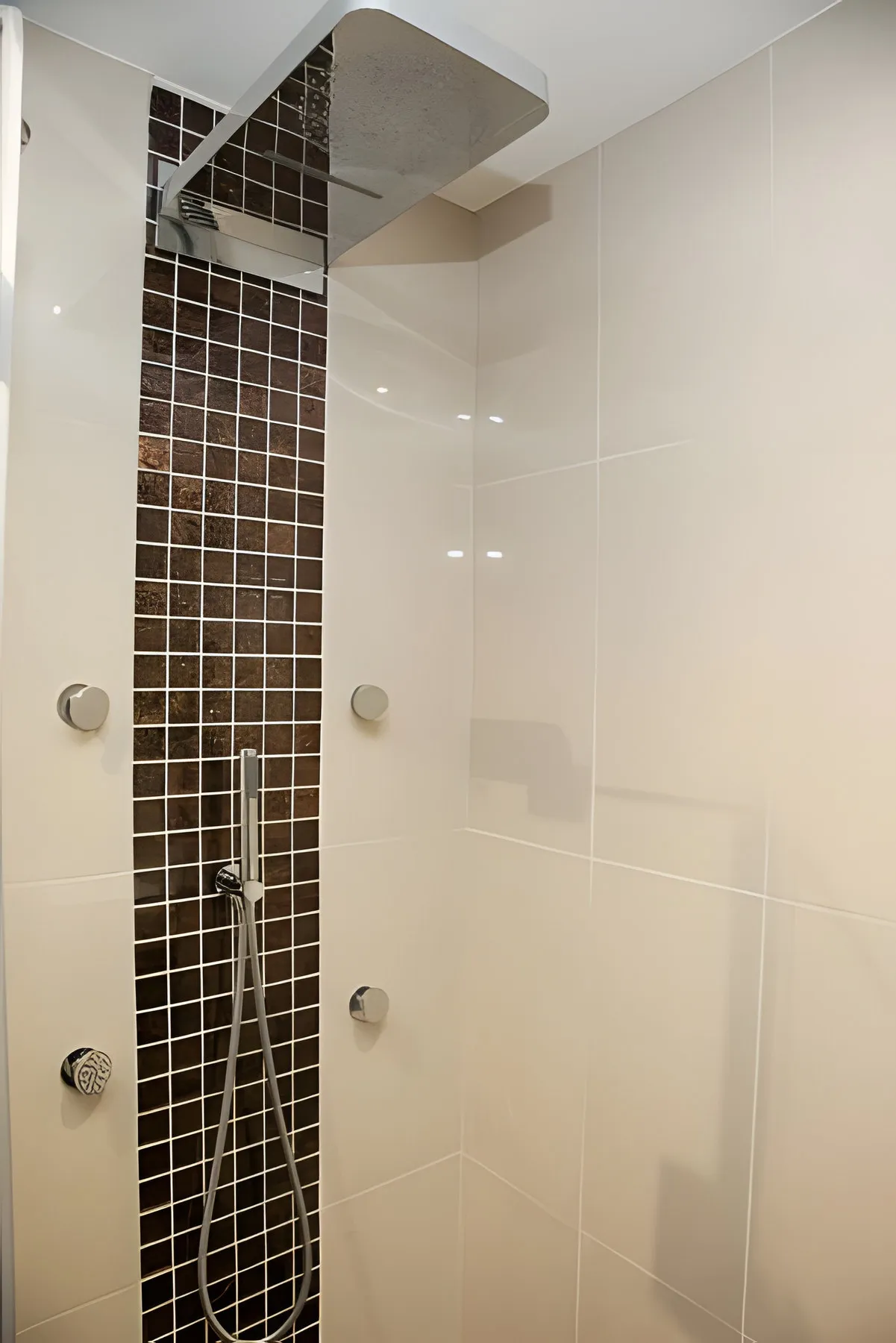 Mosaic tile shower panel
