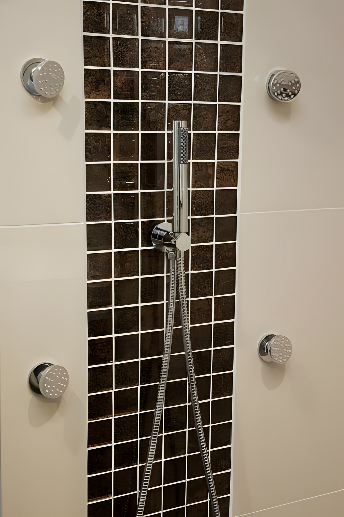 Shower room mosaic detail